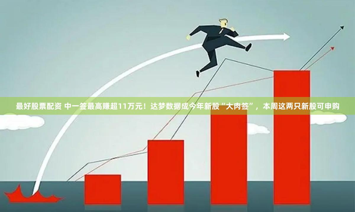 最好股票配资 中一签最高赚超11万元！达梦数据成今年新股“大肉签”，本周这两只新股可申购