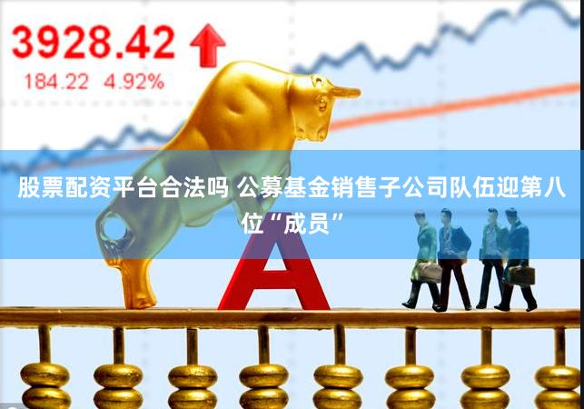 股票配资平台合法吗 公募基金销售子公司队伍迎第八位“成员”