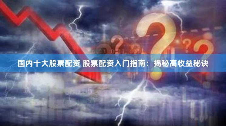 国内十大股票配资 股票配资入门指南：揭秘高收益秘诀